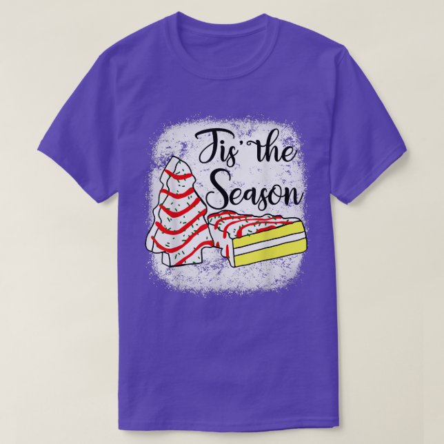 Little Tis Season Julgran cakes Debbie T Shirt (Design framsida)