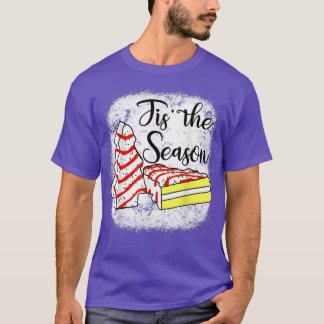 Little Tis Season Julgran cakes Debbie T Shirt