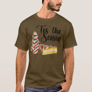 Little Tis Season Julgran cakes Debbie T Shirt
