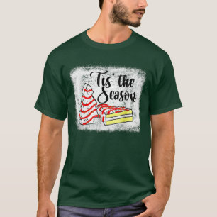 Little Tis Season Julgran cakes Debbie T Shirt
