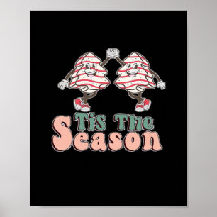Little Tis Season Julgran Jen Poster