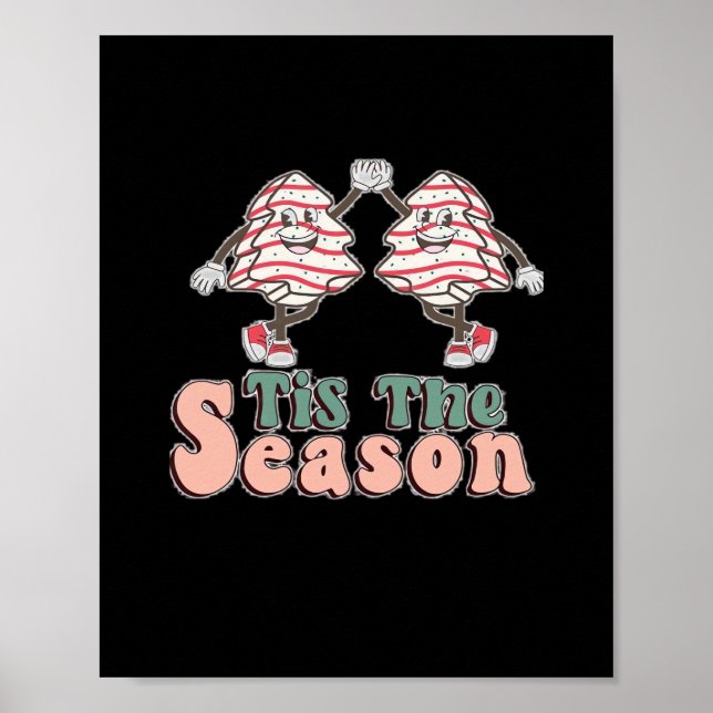 Little Tis Season Julgran Jen Poster (Framsidan)