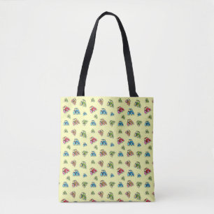 Little Tractor Tote Bag, Lemon Tygkasse