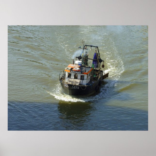 Little Trawler, Cardiff Bay Harbour Poster (Framsidan)