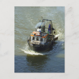 Little Trawler, Cardiff Bay Harbour Vykort