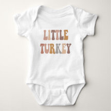 Little Turkey First Thanksgiving Outfit