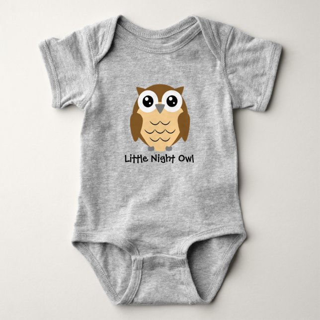 Little Uggla Design Baby Bodykostdräkt T Shirt (Framsida)