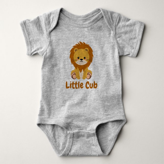 Little Unge Baby Bodykostym T Shirt (Framsida)