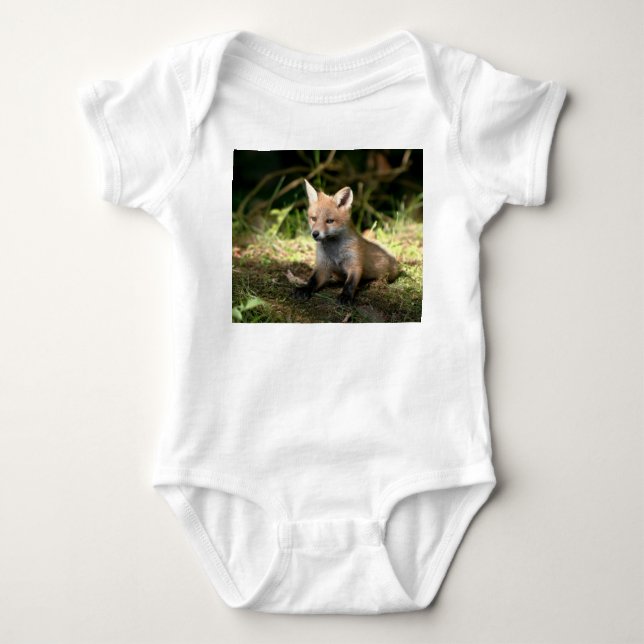 Little Unge Red Fox T Shirt (Framsida)