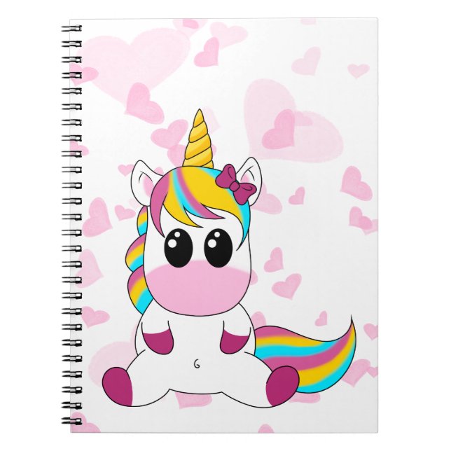 Little Unicorn Anteckningsbok (Framsidan)