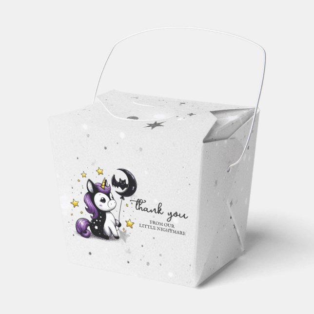 Little Unicorn Baby Shower Presentaskar (Framsidan Sidan)