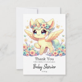 Little Unicorn Baby Shower Tack Kort