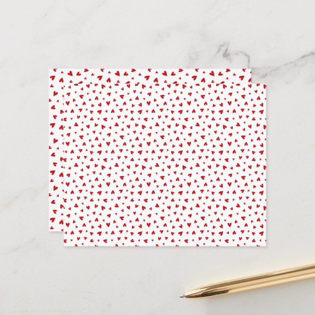Little Valentine Hearts Paper Sheet (Fram/Back In Situ)