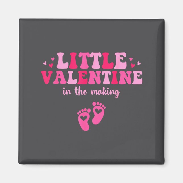 Little Valentine In The Making Valentine's Day Pre Magnet (Framsidan)