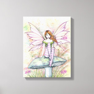 Little Vår Fae Fairy Art by Molly Harrison Canvastryck