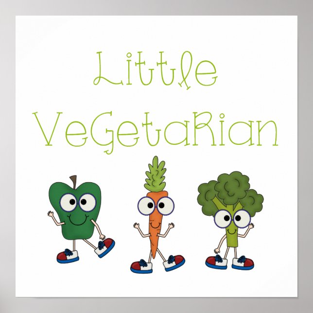 Little Vegetarian Poster (Framsidan)