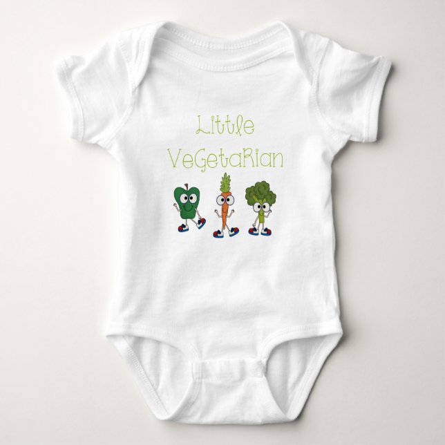 Little Vegetarian T-shirt (Framsida)