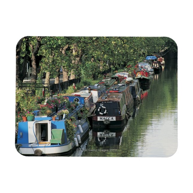 Little Venice i London, England Magnet (Horisontell)