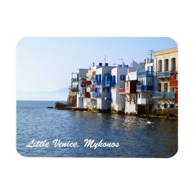 Little Venice Mykonos 3"x4" Magnet (Horisontell)