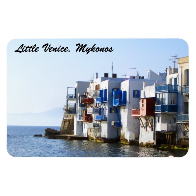 Little Venice Mykonos 4"x6" Magnet (Horisontell)