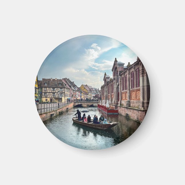 Little Venice River Boat Magnet (Framsidan)
