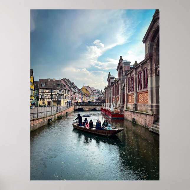 Little Venice River Boat Poster (Framsidan)