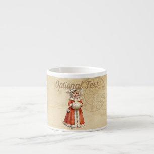 Little Victorian Caroler Anpassningsbar jul Espressomugg