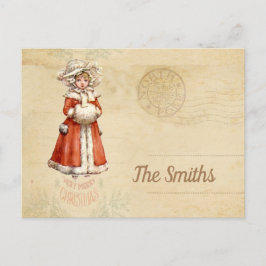 Little Victorian Caroler Anpassningsbar jul Vykort