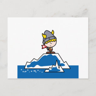 Little Viking Boy Vykort