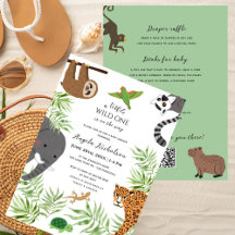 Little Vild One Baby Shower All in One QR Code