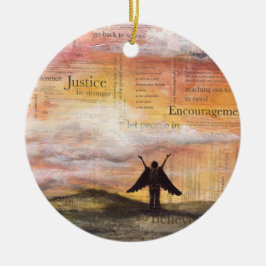 "Little Vinge" Julgransprydnad Keramik