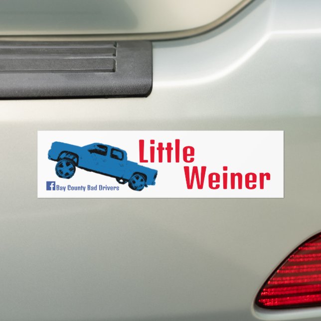 Little Weiner Squatty Bildekal (På Bil)