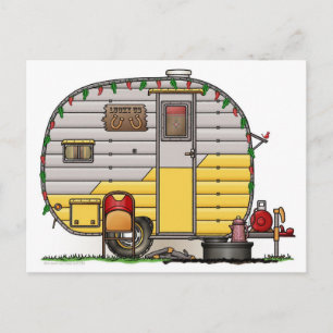 Little Western Camper Trailer Vykort