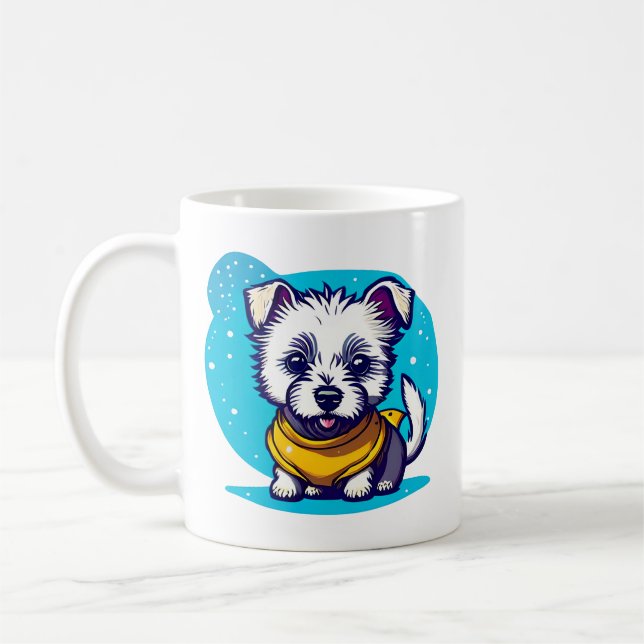 Little Westie Kaffemugg (Vänster)