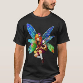 Little Whimsical Fairy Holding a Instrument T Shirt