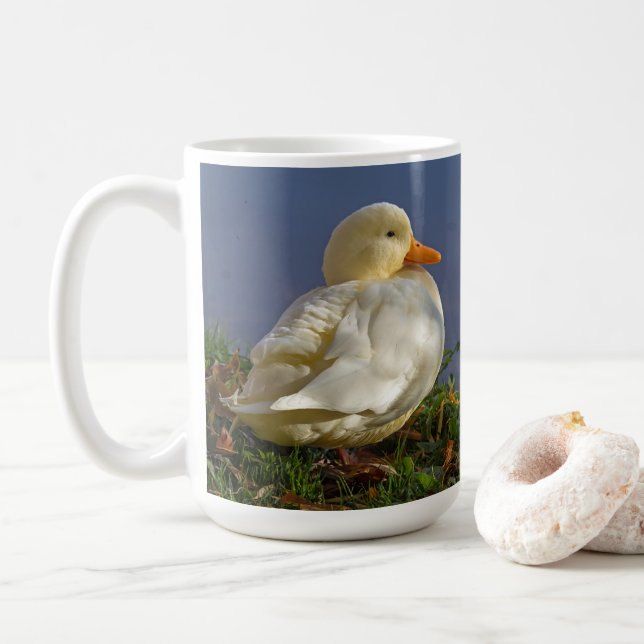 Little White Anka Kaffemugg (Med munk)