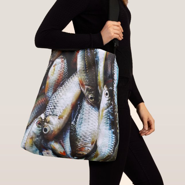 Little White Fish Axelväska (Närbild)