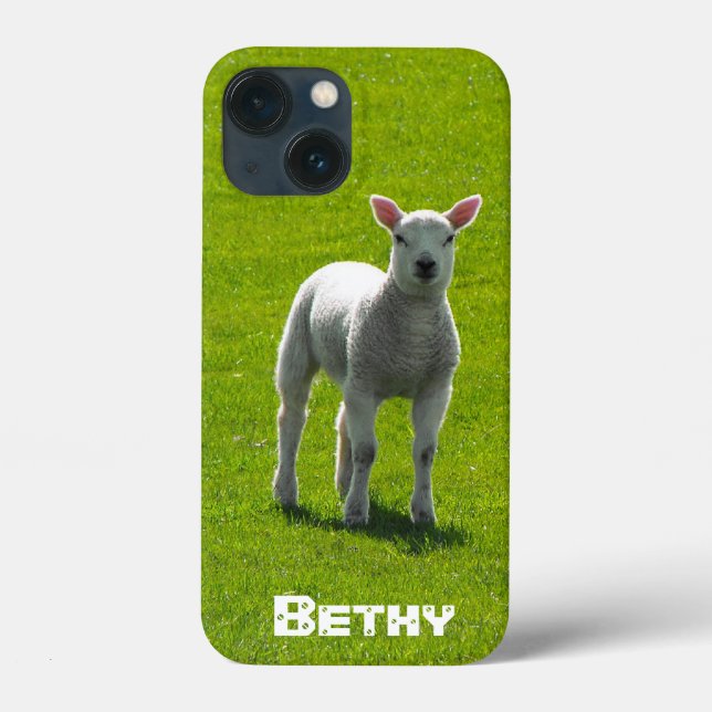 Little White Lamb och ditt namn (Baksida)