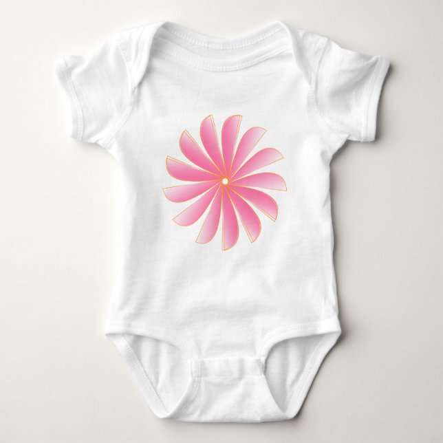 Little Wild Flower,Baby Bodysuit T Shirt (Framsida)