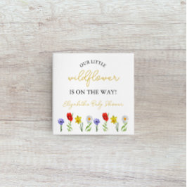 Little WildblomBaby Shower Pappersservett