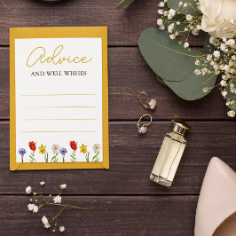 Little WildblomBaby Shower Rådkort