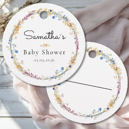 Little WildblomBoho Dream - Baby Shower Gåvor Etiketter