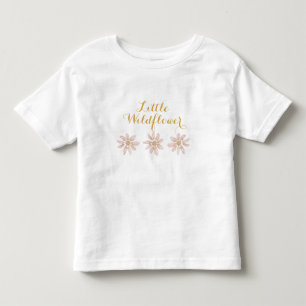 Little Wildblomma 1st Birthday, Boho Daisy T Shirt