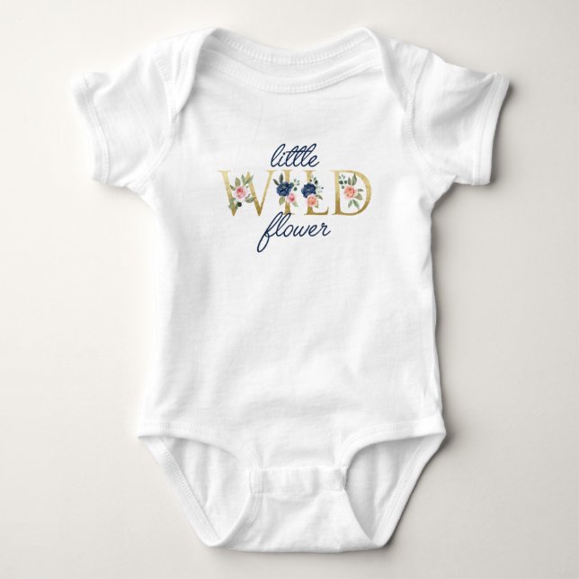 Little Wildblomma Baby T Shirt (Framsida)