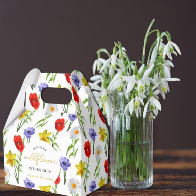 Little Wildblomma Barns födelsedag Presentaskar (Skapare uppladdad)