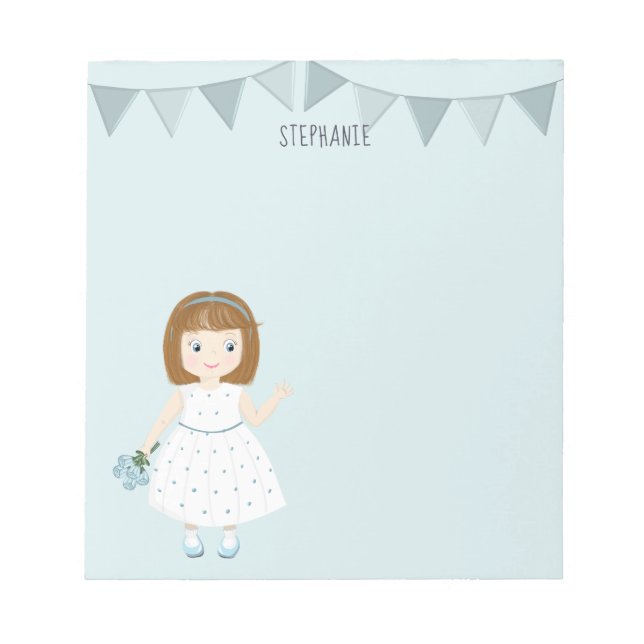 Little Wildblomma Birthday Anteckningsblock (Framsida)