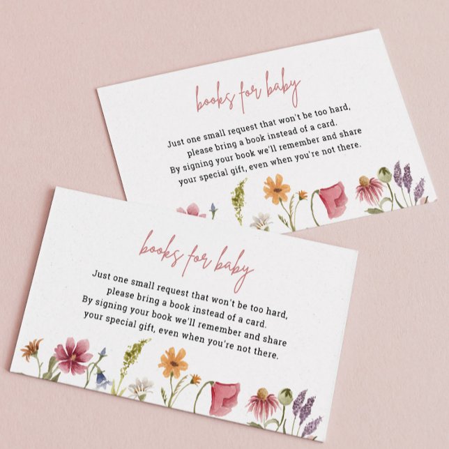 Little Wildblomma Bokar för Baby Bok-ansökningskor Tilläggskort (Skapare uppladdad)