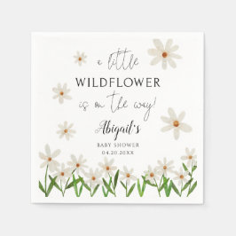 Little Wildblomma Daisy Baby Shower Pappersservett