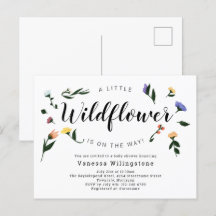 Little Wildblomma på Way Blommigt Baby Shower