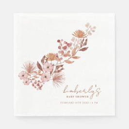 Little WildblommBoho | Fall Baby Shower Pappersservett